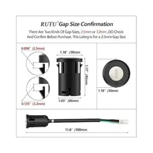 RUTU Llave de interruptor de encendido de 4 cables juego_2