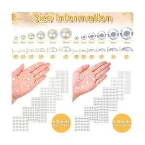 1982 calcomanías autoadhesivas de perlas y diamantes de_3