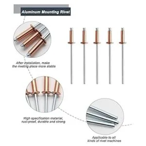 HARSKIYER Surtido de remaches de cobre rojo de 18_3