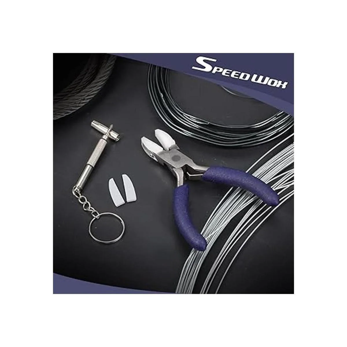 SPEEDWOX Alicates de nailon de punta plana de 3.5 pulgadas_2