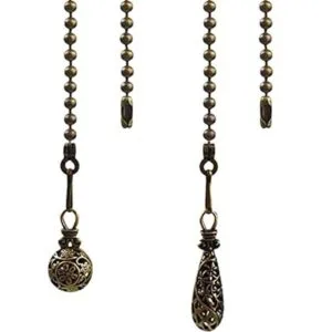 Hyamass 2 piezas vintage hueco encanto colgante ventilador_1