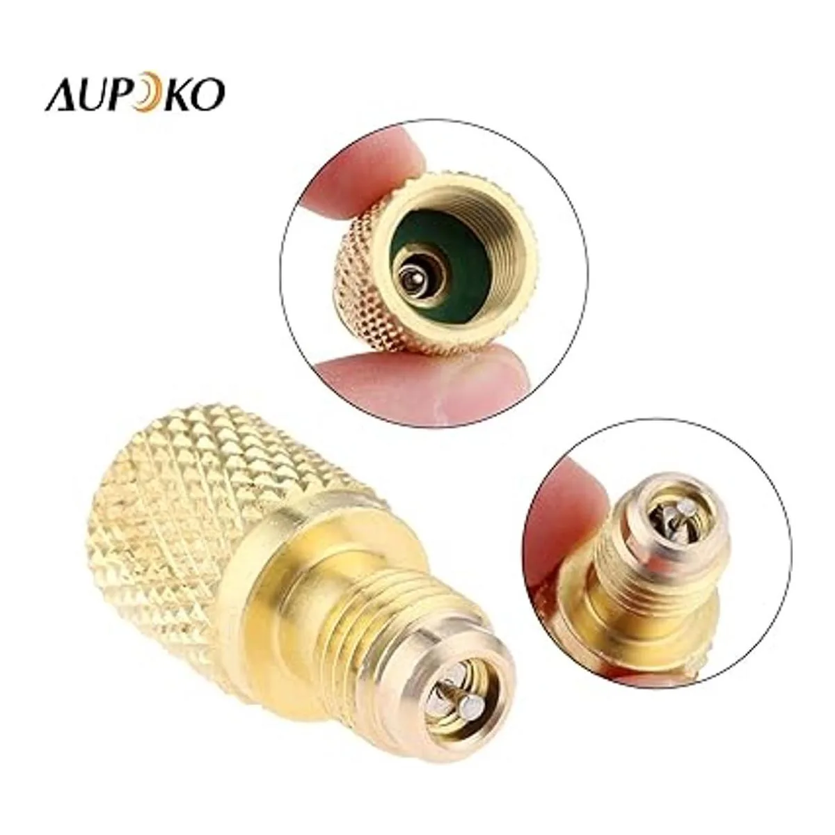 Adaptador de latón R134A adaptador de tanque de_5