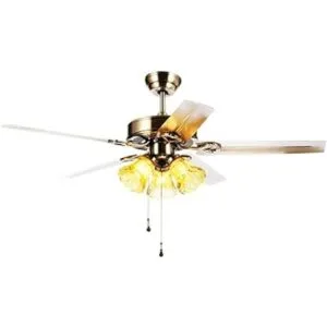 Hyamass 2 piezas vintage hueco encanto colgante ventilador_6