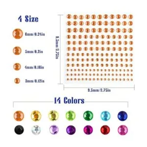 2310 calcomanías autoadhesivas de diamantes de imitación_2