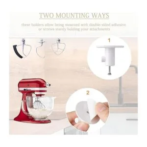 WishLotus 4 soportes mezcladores de pie con cinta adhesiva_3