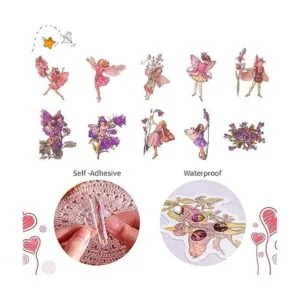 90 calcomanías de hadas para álbum de recortes parche_4