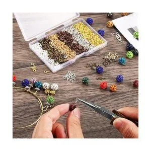 600 ganchos de tornillo de ojo de 6 colores pequeños_3