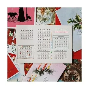 ORIGACH Agenda de calendario sellos transparentes mezcla_5