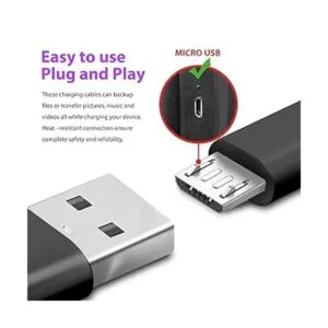 Cable de carga USB de 10 pies compatible con Fujifilm_3