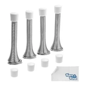 Kare Kind 4 tapones de puerta de resorte plata_7