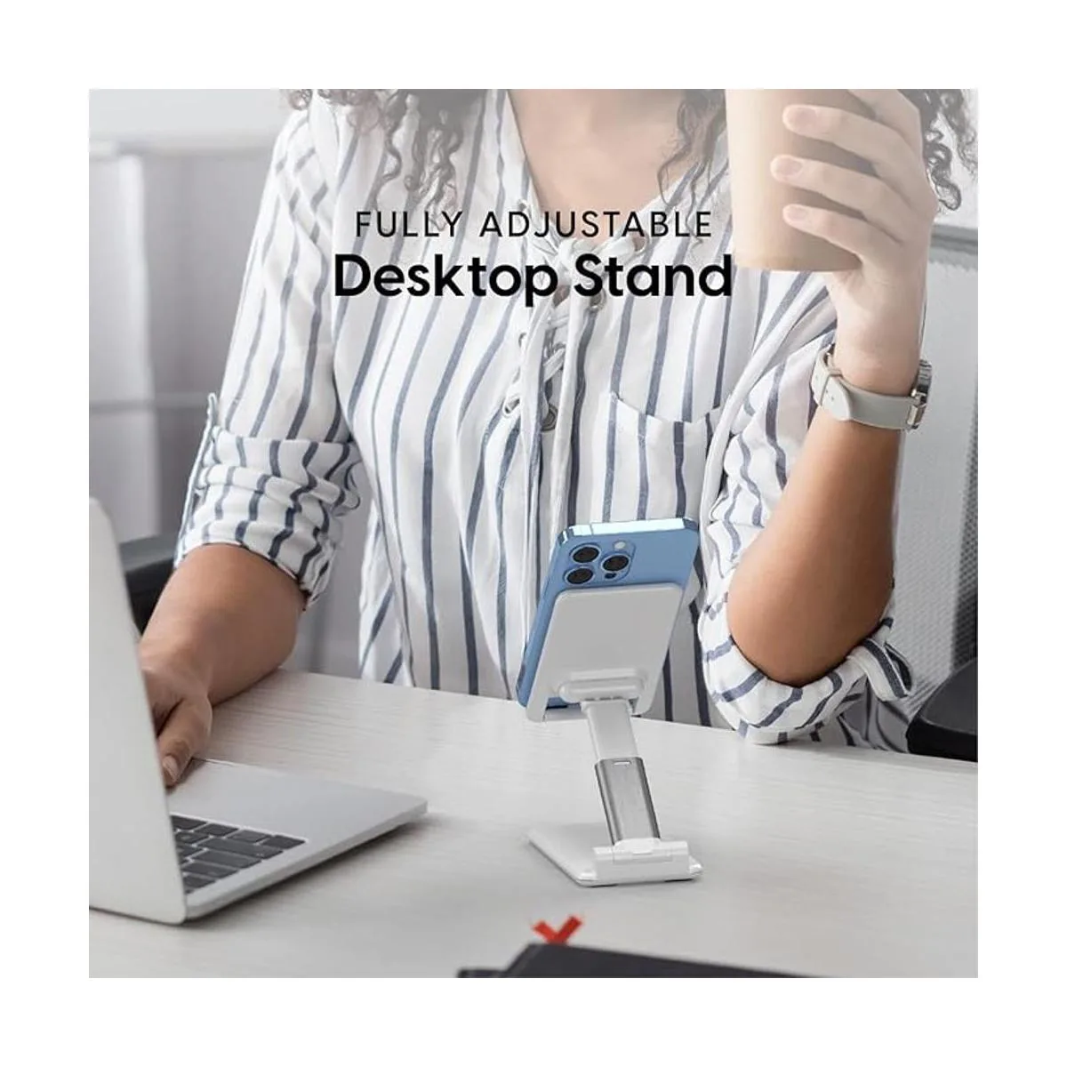 TALK WORKS Soporte de escritorio ajustable para teléfono_2