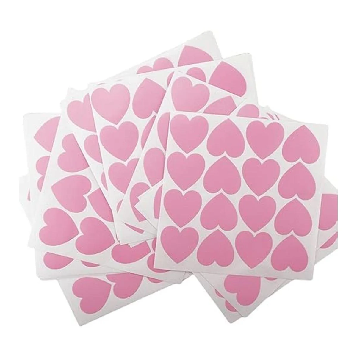 FAZHBARY Calcomanías de corazón rosa con forma de corazón_4