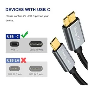 Cable USB C a Micro B 2 paquetes Yeung Qee tipo C a Micro_4