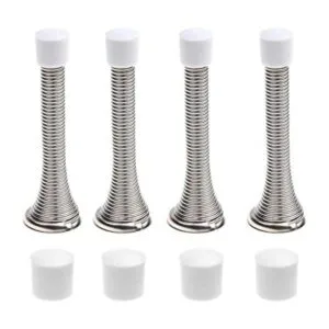 Kare Kind 4 tapones de puerta de resorte plata_1