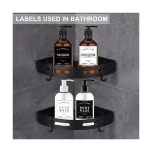 Amzlabel Etiqueta dispensadora de jabón en blanco y negro_6