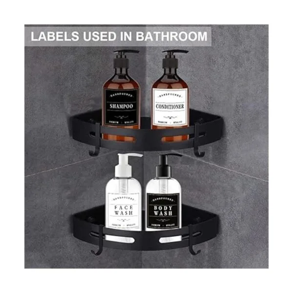 Amzlabel Etiqueta dispensadora de jabón en blanco y negro_6