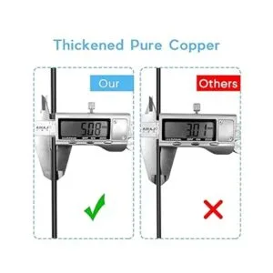 PixelMan Cable de altavoz RCA de 18 AWG de 6.5 pies 2_2