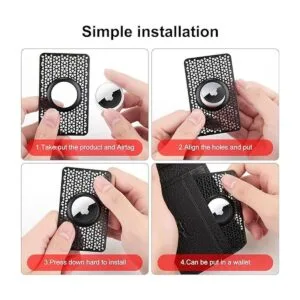 Ultrafina Funda para tarjetas para Apple Airtag soporte_5