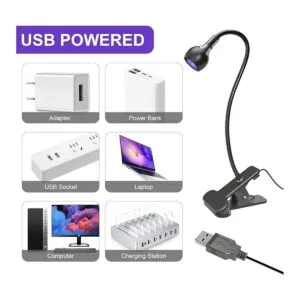 COSOOS Lámpara de luz UV para uñas lámpara negra de 395_5