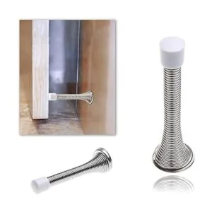 Kare Kind 4 tapones de puerta de resorte plata_4