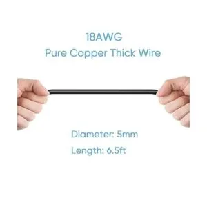 PixelMan Cable de altavoz RCA de 18 AWG de 6.5 pies 2_3