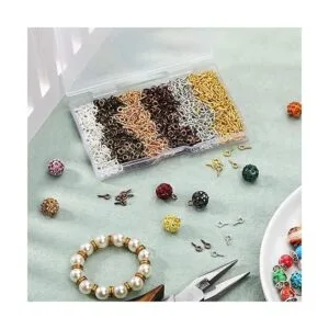 600 ganchos de tornillo de ojo de 6 colores pequeños_7