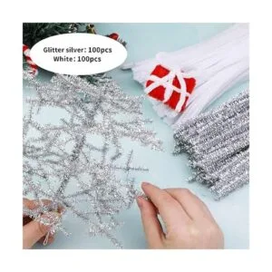 Juego de 200 limpiadores de tuberías de felpilla de color_4