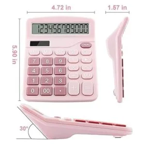 Podokas Office Calculators Desktop 12Digit Battery Dual_5