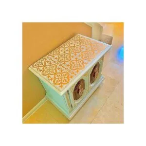 OBUY Plantilla reutilizable de pintura cortada con láser_6