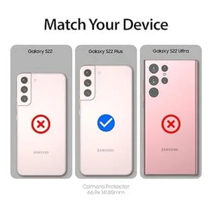 Whitestone Protector de cámara para Galaxy S22 Plus One_6