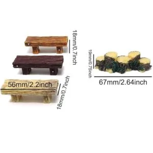 de resina estilo madera tocón de raíz artificial adornos_2