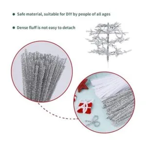 Juego de 200 limpiadores de tuberías de felpilla de color_5