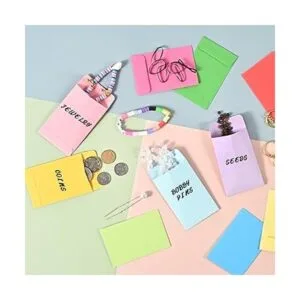 SWESARA Paquete de 100 sobres pequeños para monedas 2.25_6