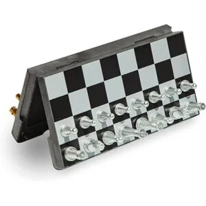Mini juego de ajedrez magnético de viaje 6.3 pulgadas_3