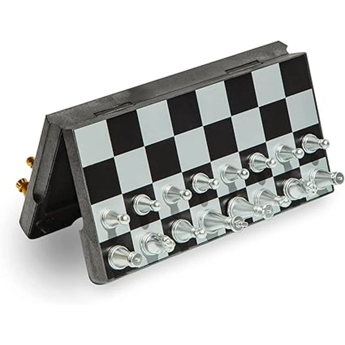 Mini juego de ajedrez magnético de viaje 6.3 pulgadas_3