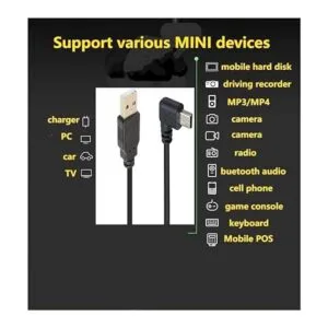 SHANFEILU Mini cable USB de 90 grados ángulo de 5 pines_2
