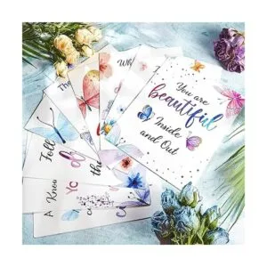 Juego de 9 impresiones inspiradoras de acuarela con cita_3