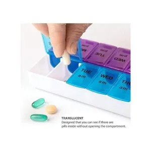 Caja organizadora para pastillos 14 compartimentos_2