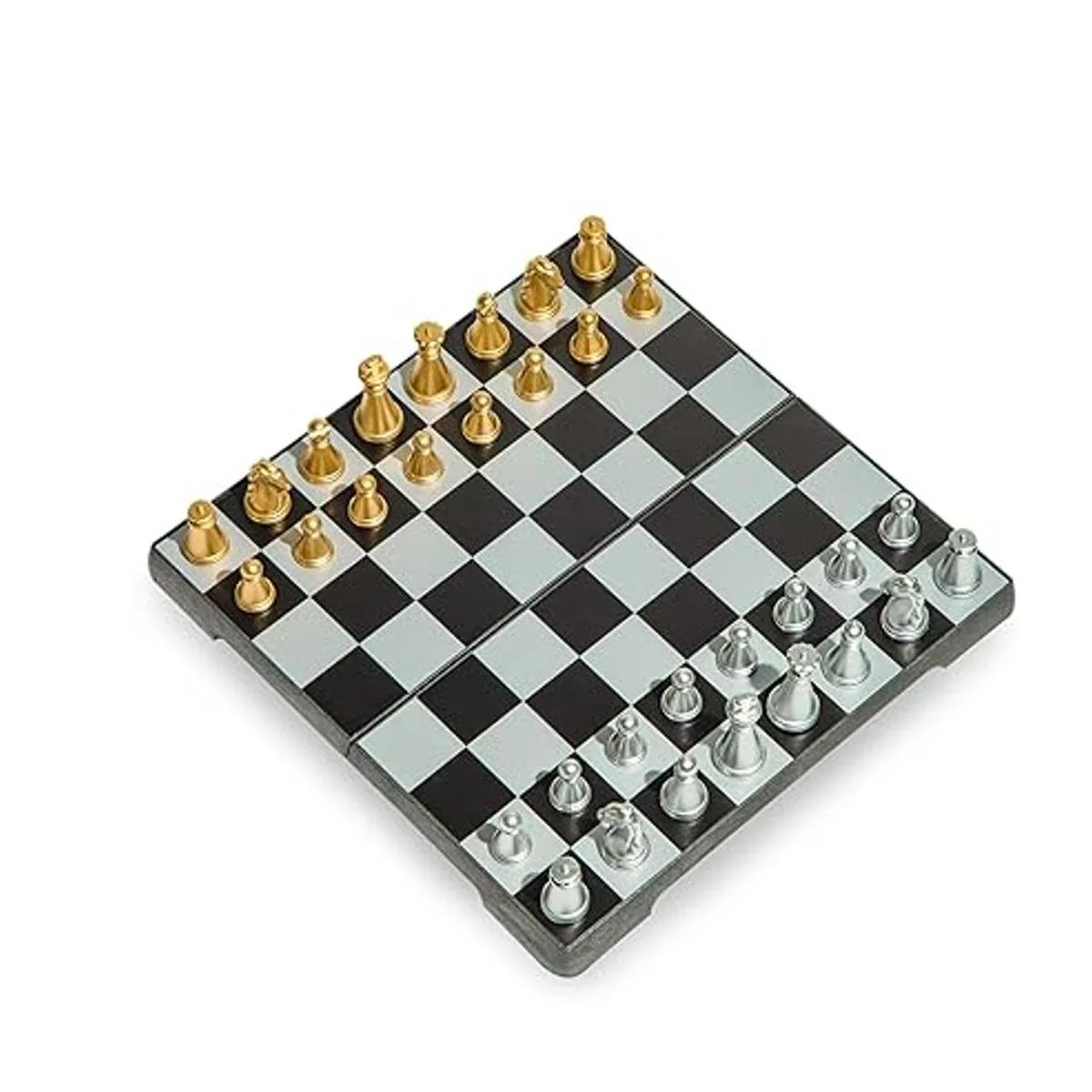 Mini juego de ajedrez magnético de viaje 6.3 pulgadas_2