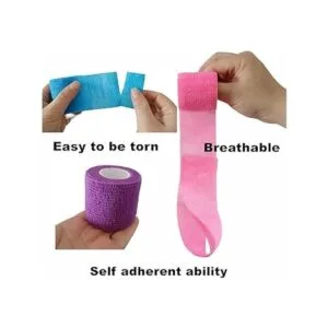 CADEVED Paquete de 8 vendajes autoadhesivos de 2 pulgadas_5