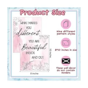 inspiradoras de pared arte moderno floral rosa_2