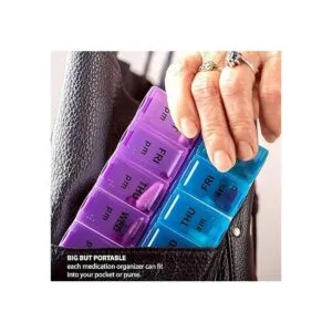 Caja organizadora para pastillos 14 compartimentos_5