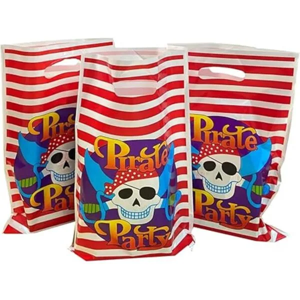 LYST 30 bolsas de regalo de pirata bolsas de dulces de_4