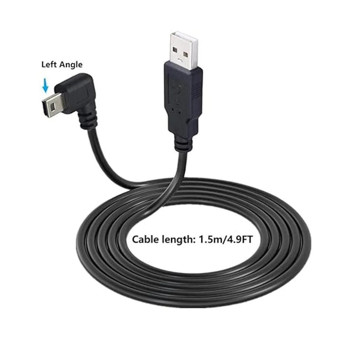 SHANFEILU Mini cable USB de 90 grados ángulo de 5 pines_6