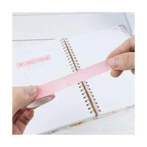 Juego de cinta adhesiva Washi rosa 32 pies x 0.6_5