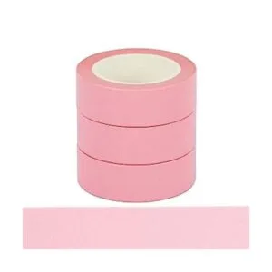 Juego de cinta adhesiva Washi rosa 32 pies x 0.6_1