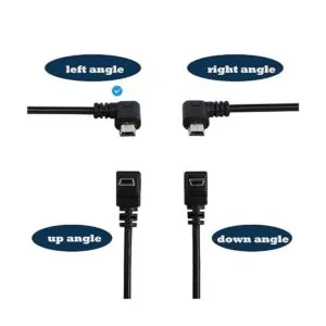 SHANFEILU Mini cable USB de 90 grados ángulo de 5 pines_4