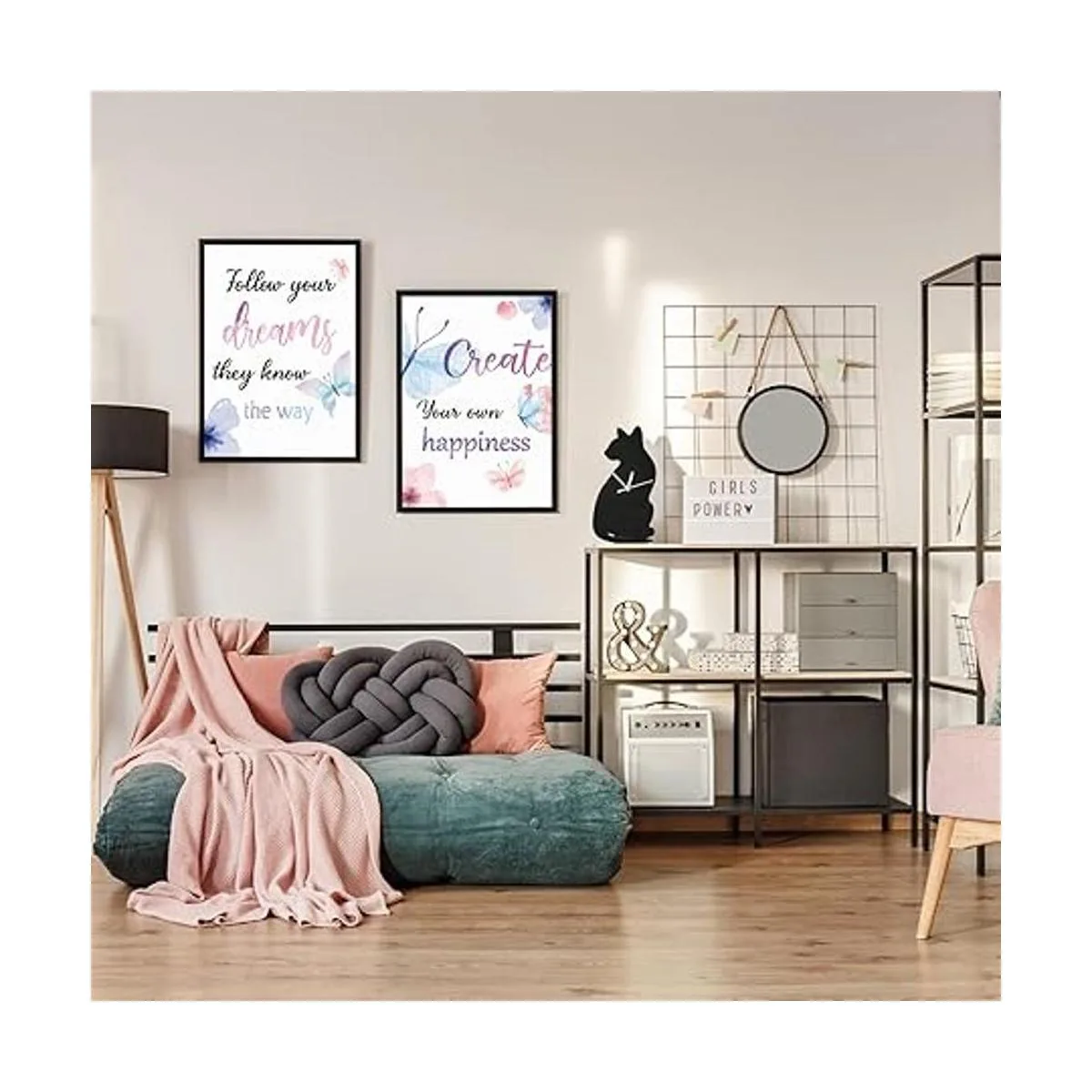 Juego de 9 impresiones inspiradoras de acuarela con cita_6