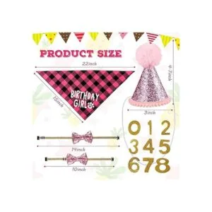 Suministros de fiesta de cumpleaños para perros niño y_2