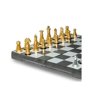Mini juego de ajedrez magnético de viaje 6.3 pulgadas_5